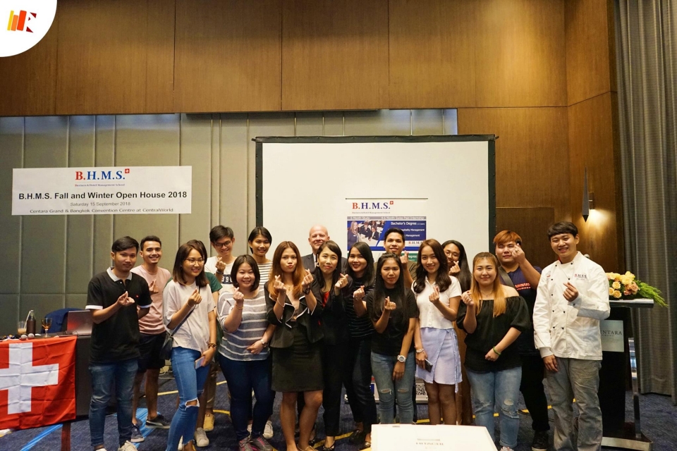 ภาพบรรยากาศงาน สัมมนาเรียนต่อสวิตเซอร์แลนด์ 2018 BHMS x My Education